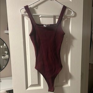 Burgundy Women’s One Piece